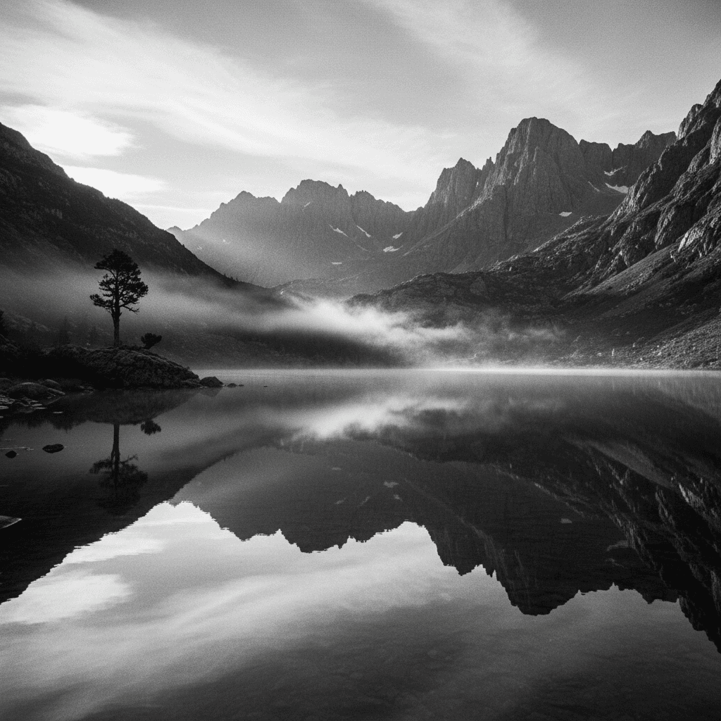 acalmar a mente — reflexo na natureza