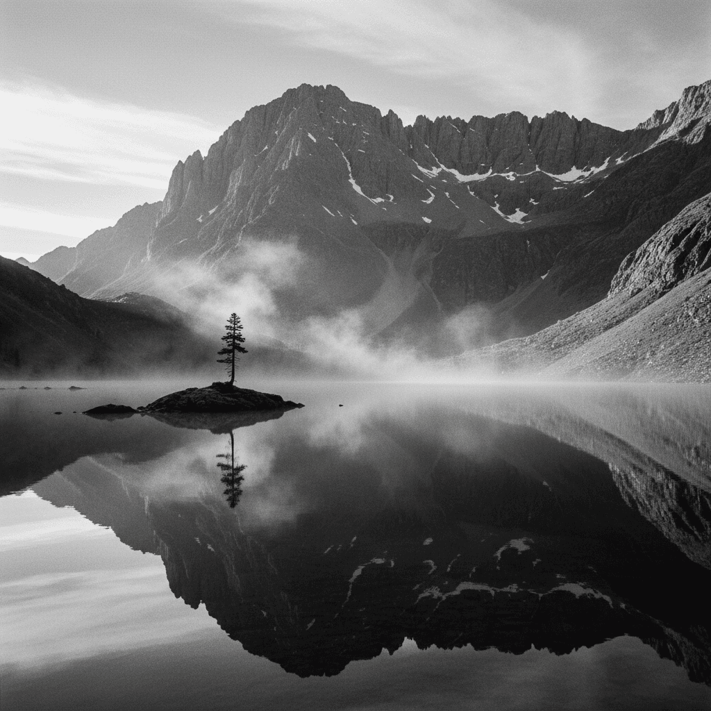 buddhist meditation temple — reflexo na natureza