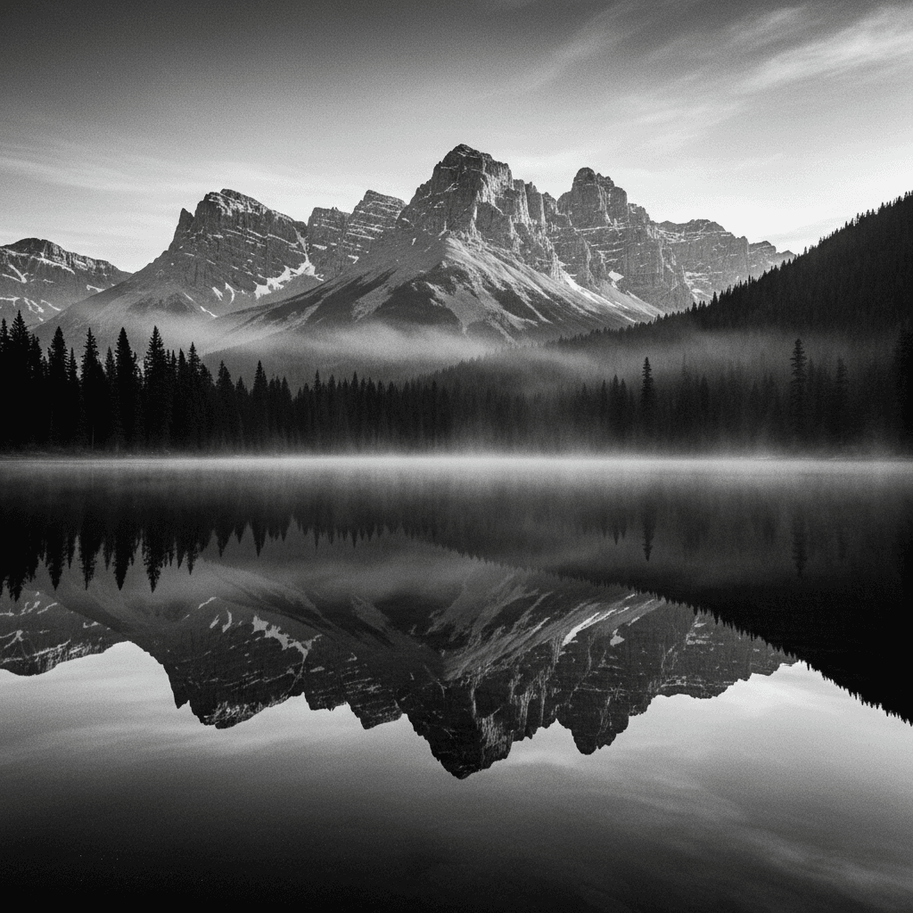 mantra meditação — reflexo na natureza