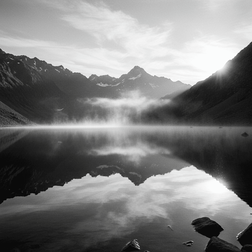 meditação de cura — reflexo na natureza