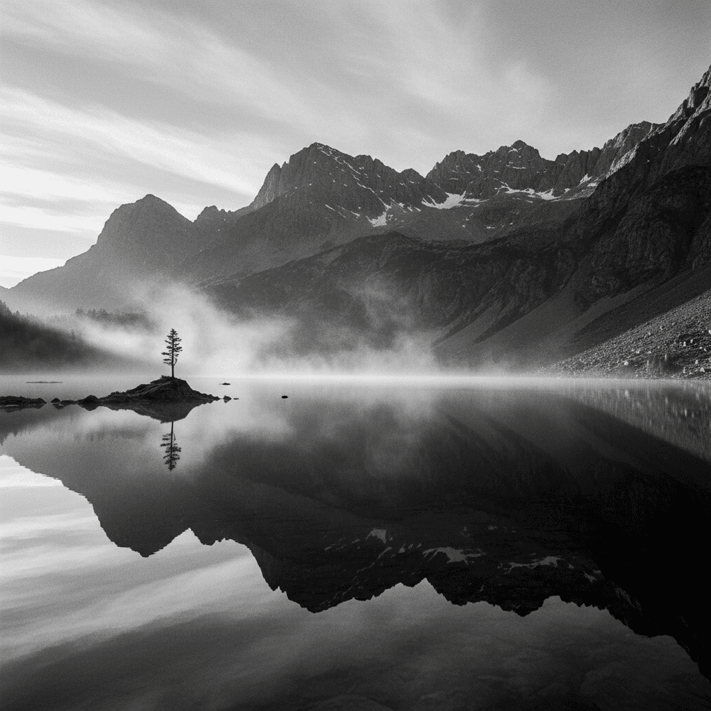 meditação emagrecer — reflexo na natureza