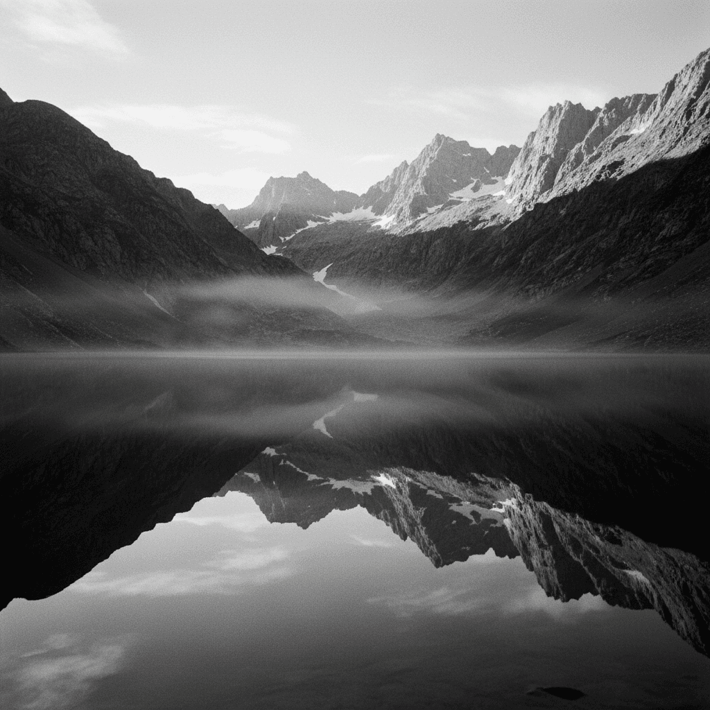 meditação trataka — reflexo na natureza