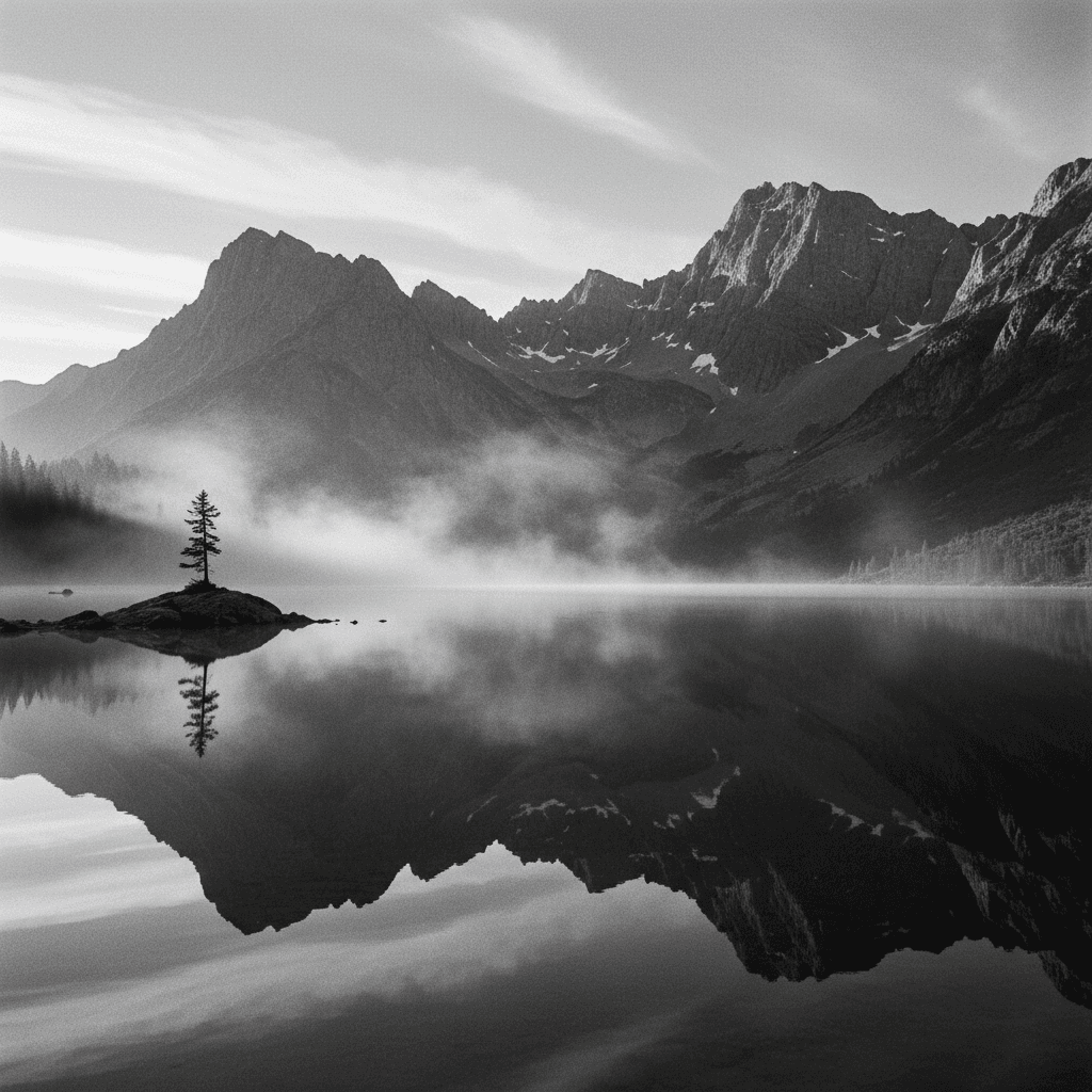 meditacao osho — reflexo na natureza