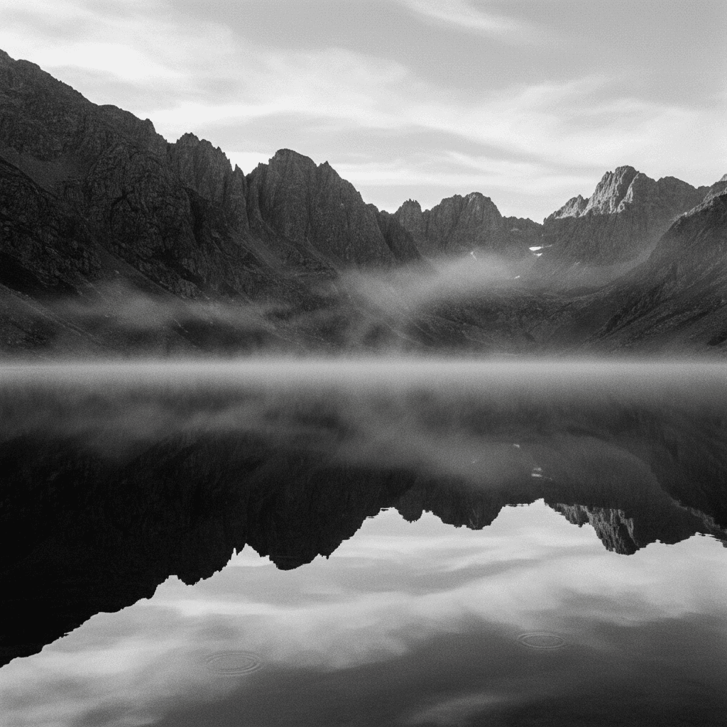 meditacao profunda — reflexo na natureza