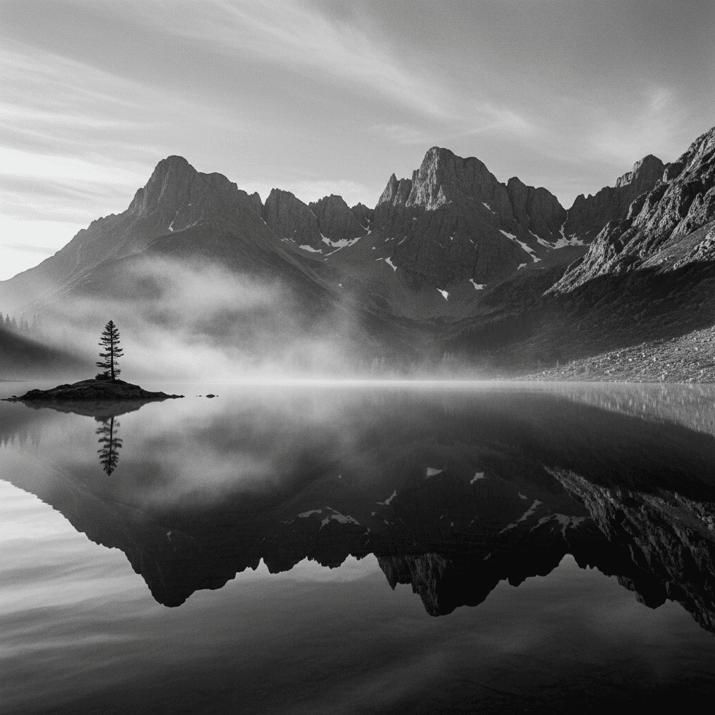 meditação e mindfulness — reflexo na natureza