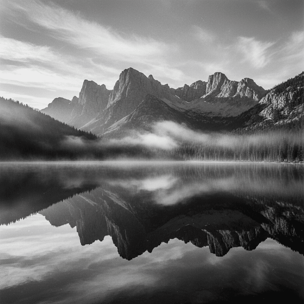 meditação budista — reflexo na natureza