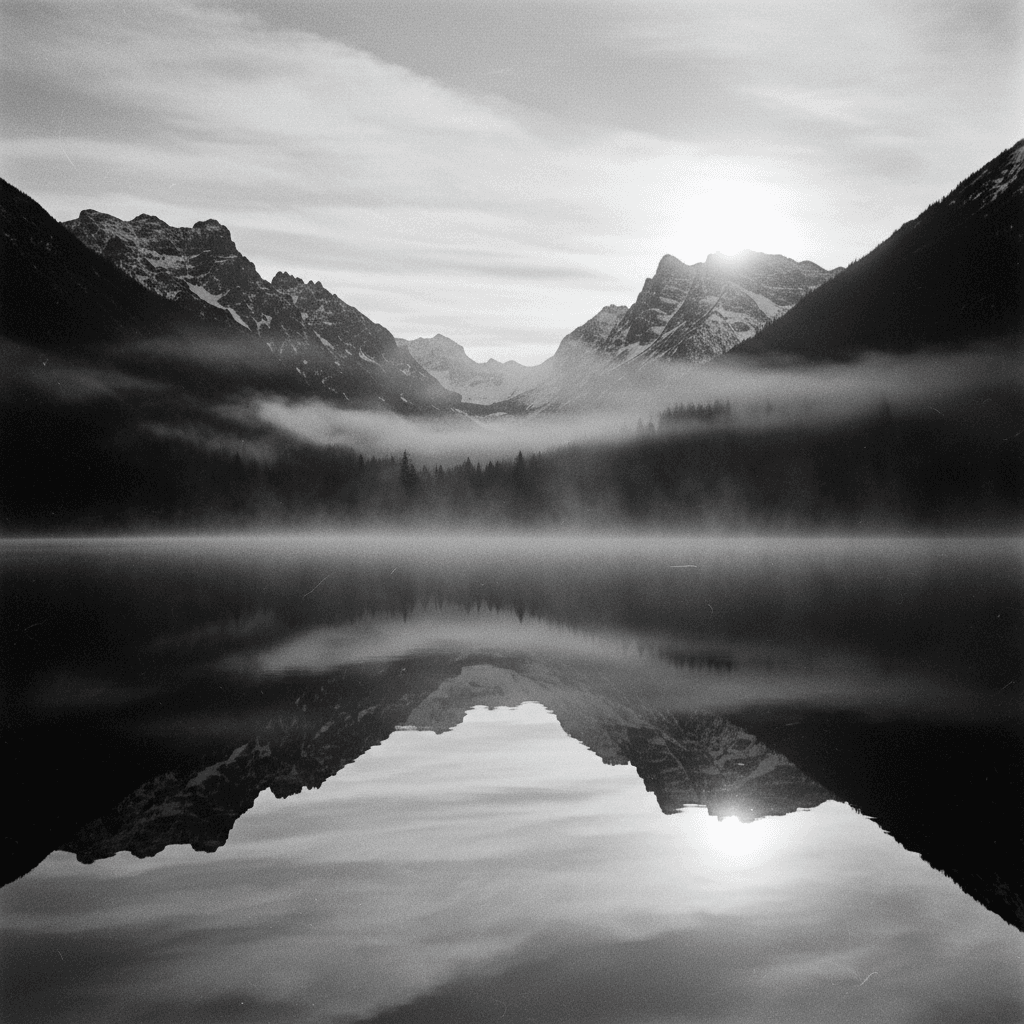 meditação guiada para cura — reflexo na natureza