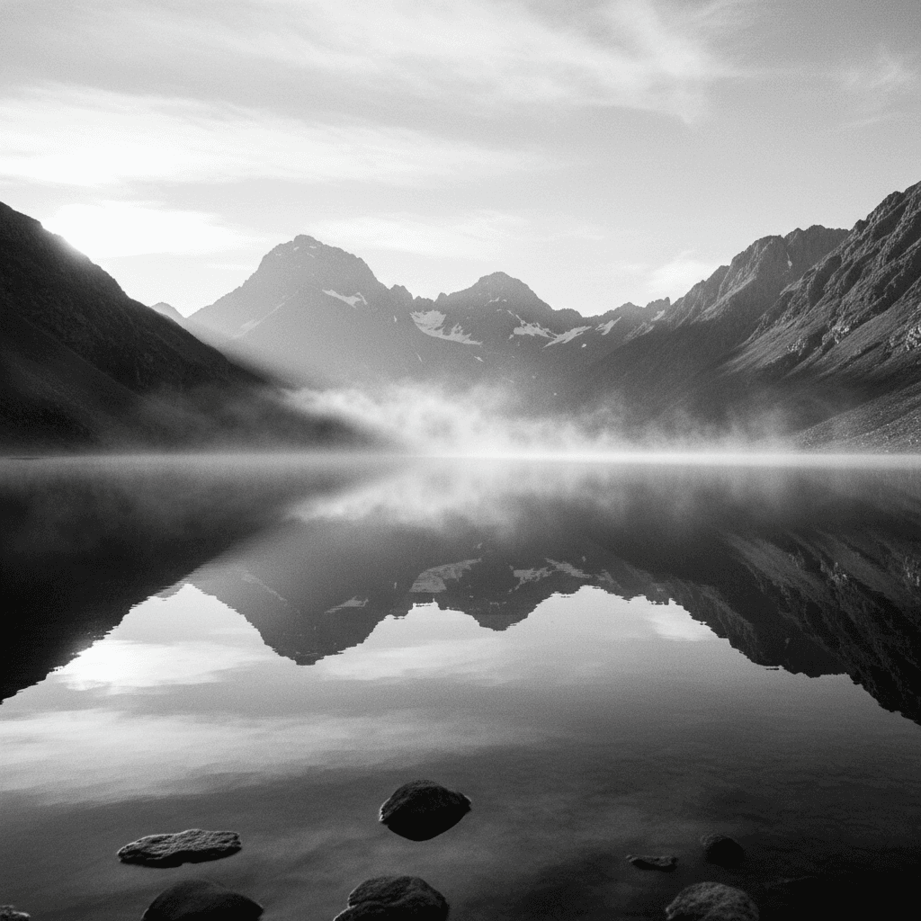 meditação da manhã — reflexo na natureza