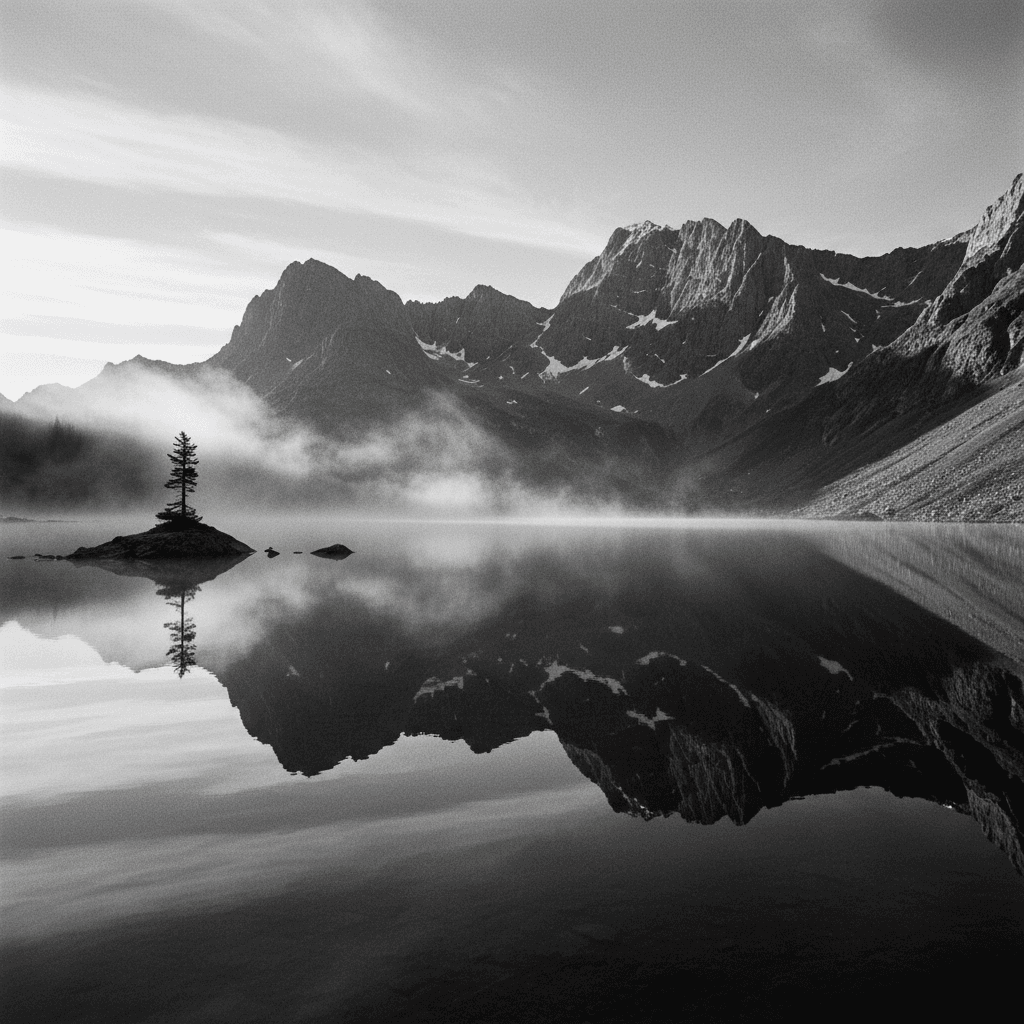 meditação ansiedade — reflexo na natureza