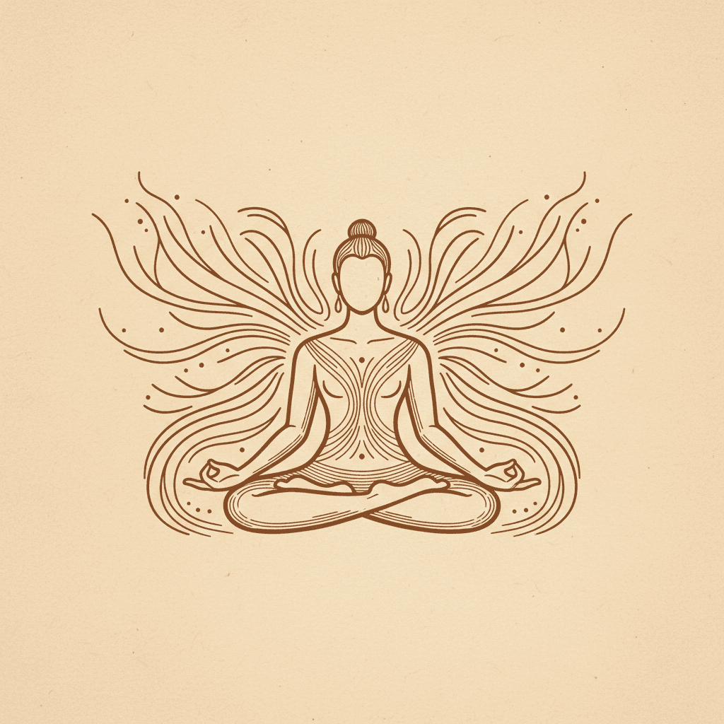 meditação no templo budista