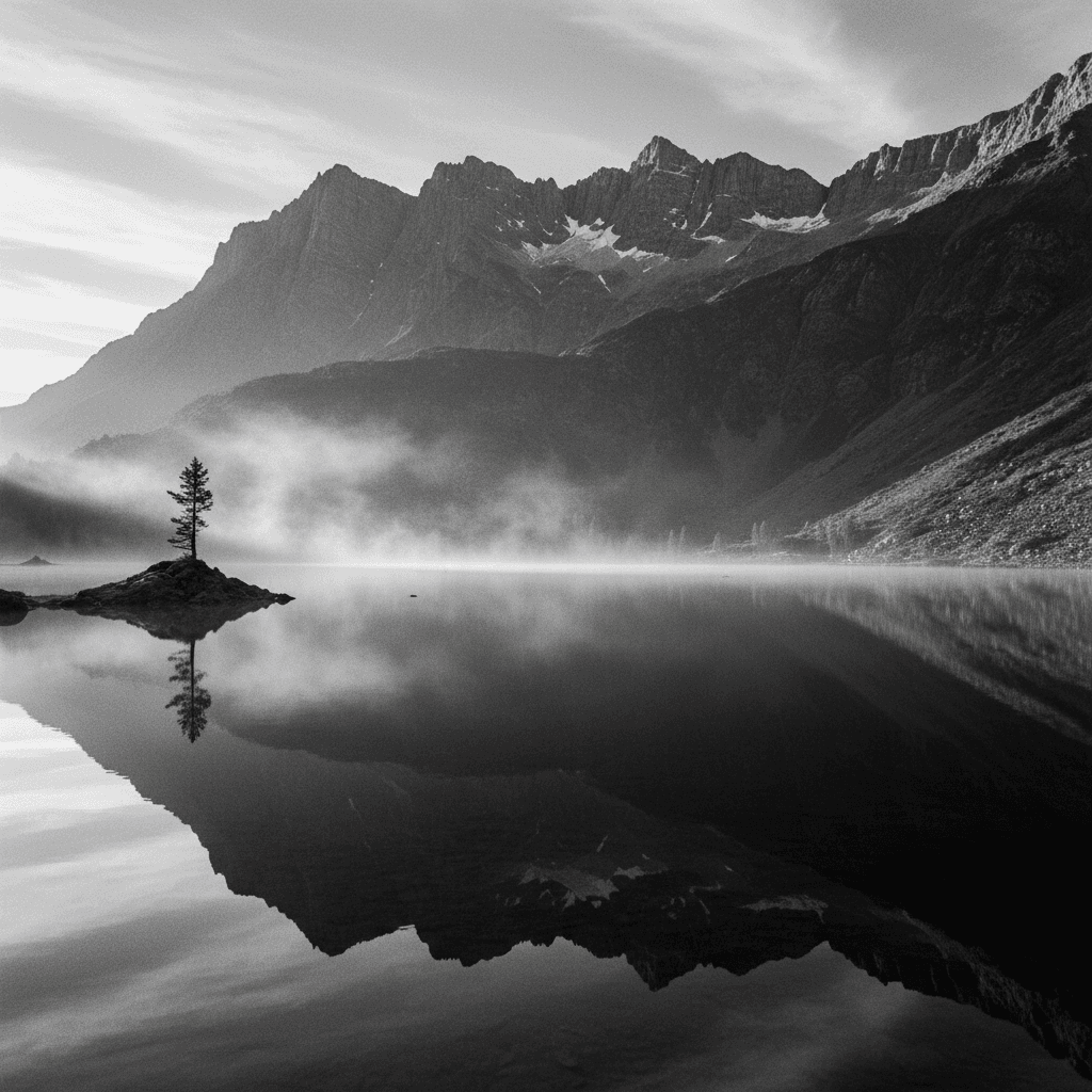 meditação para acalmar a ansiedade — reflexo na natureza