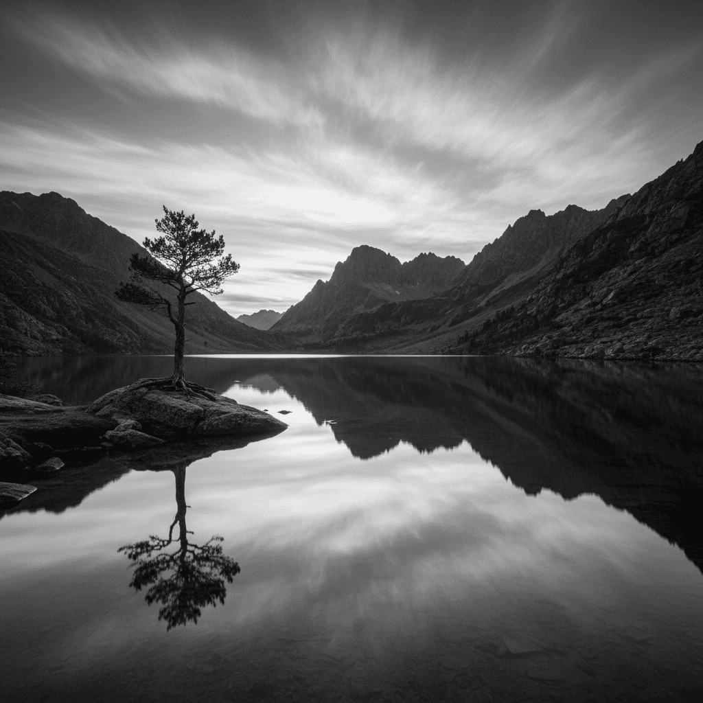 meditacao para dormir profundamente — reflexo na natureza