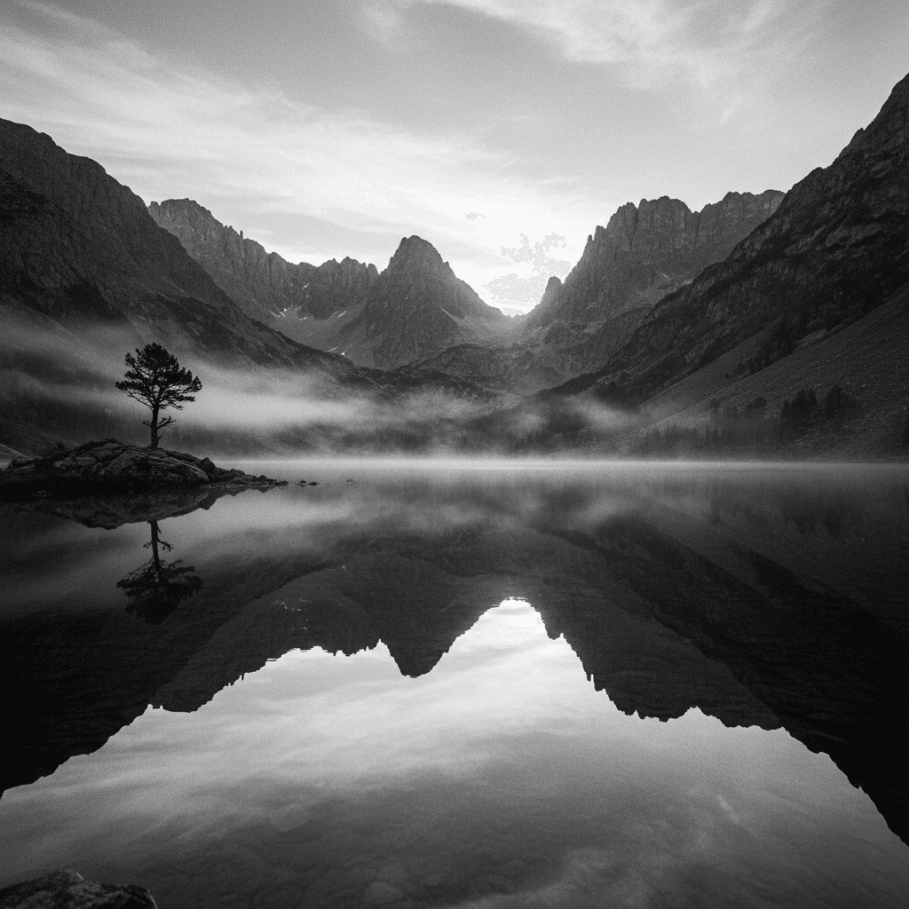 aprenda a meditar — reflexo na natureza