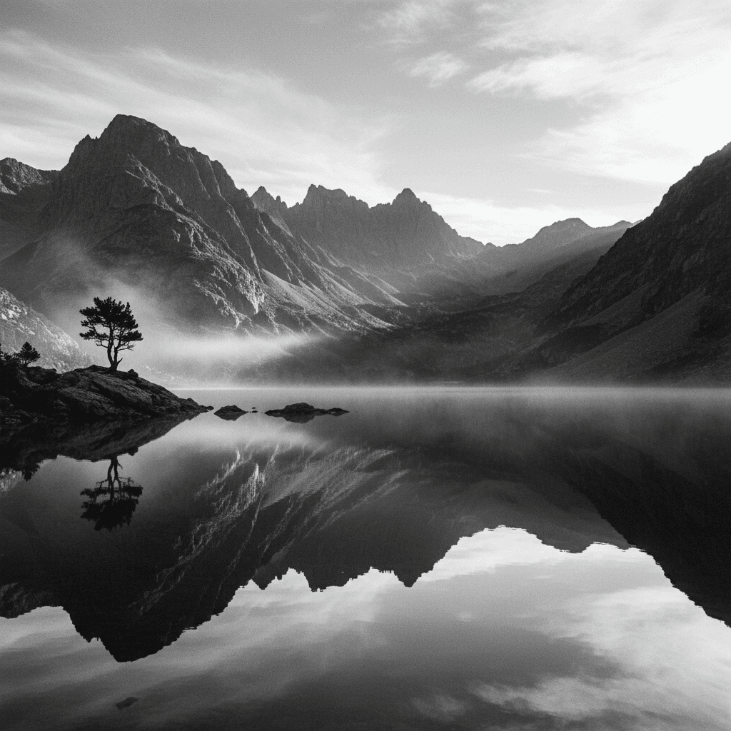 meditação para acalmar a mente e dormir — reflexo na natureza