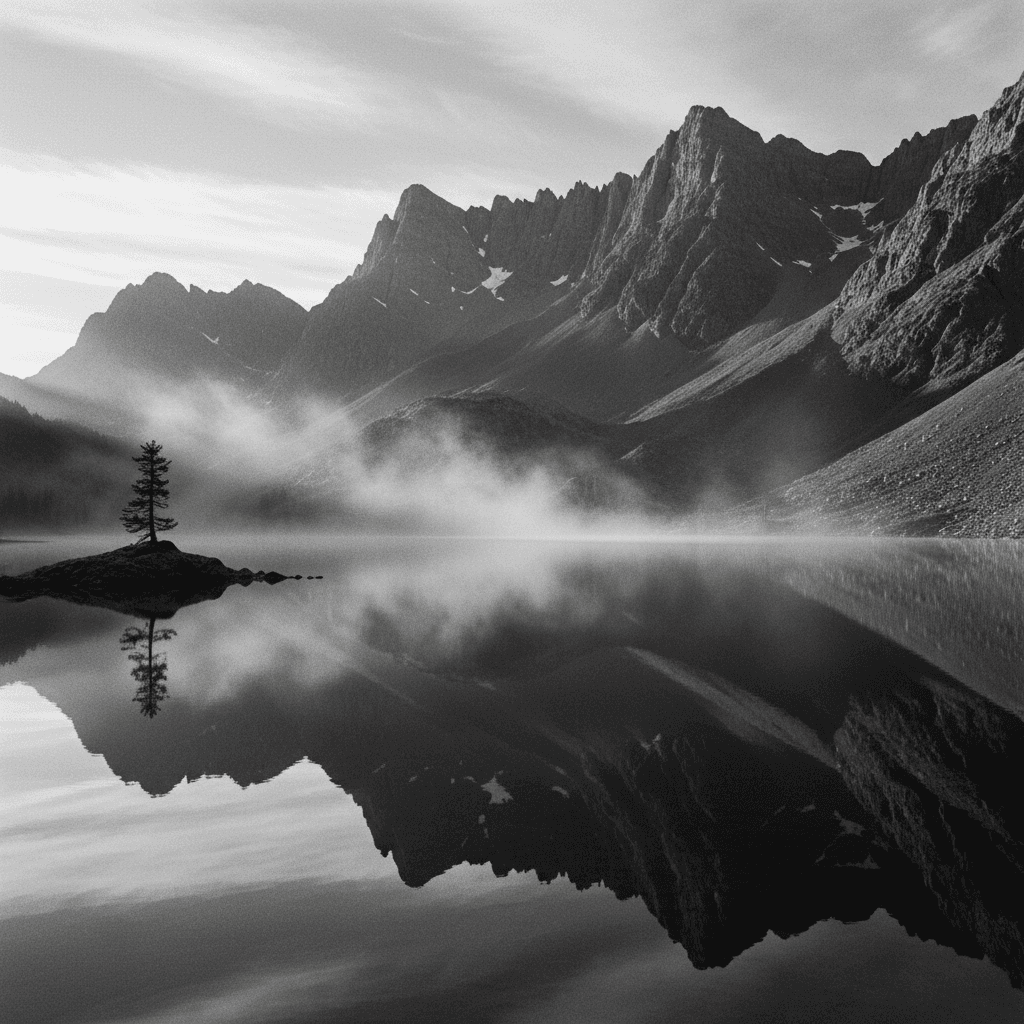 meditacao para prosperidade — reflexo na natureza