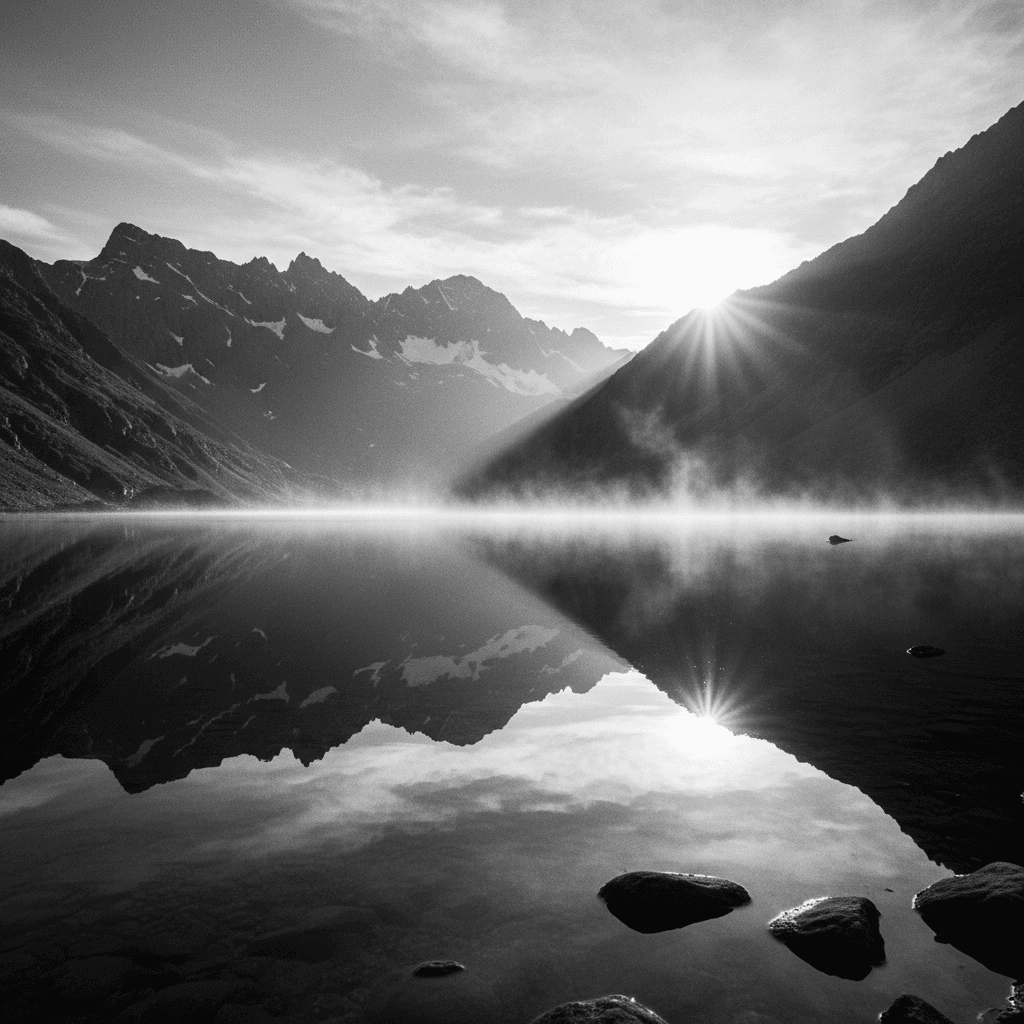 meditação para ansiedade e estresse — reflexo na natureza