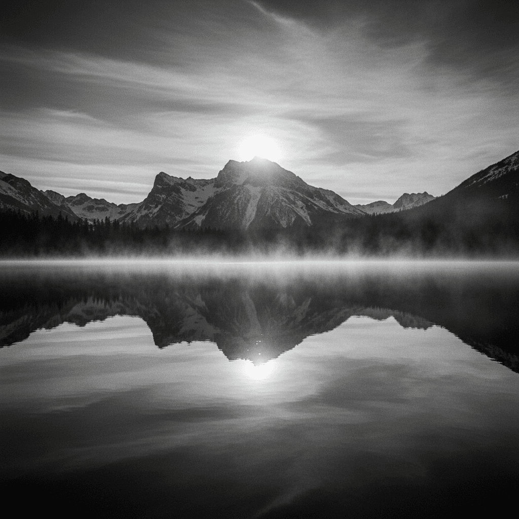 meditação para dormir bem — reflexo na natureza