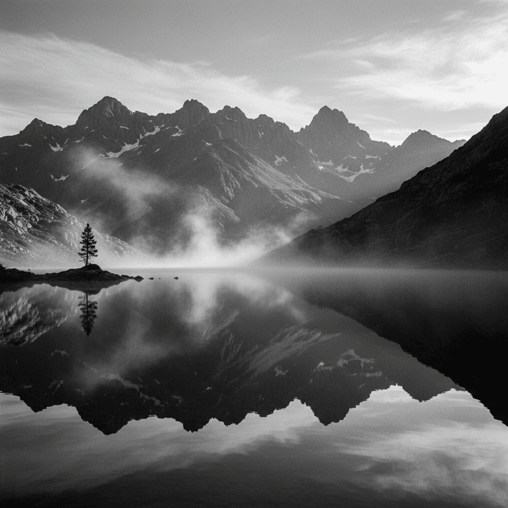 meditacao sono profundo — reflexo na natureza