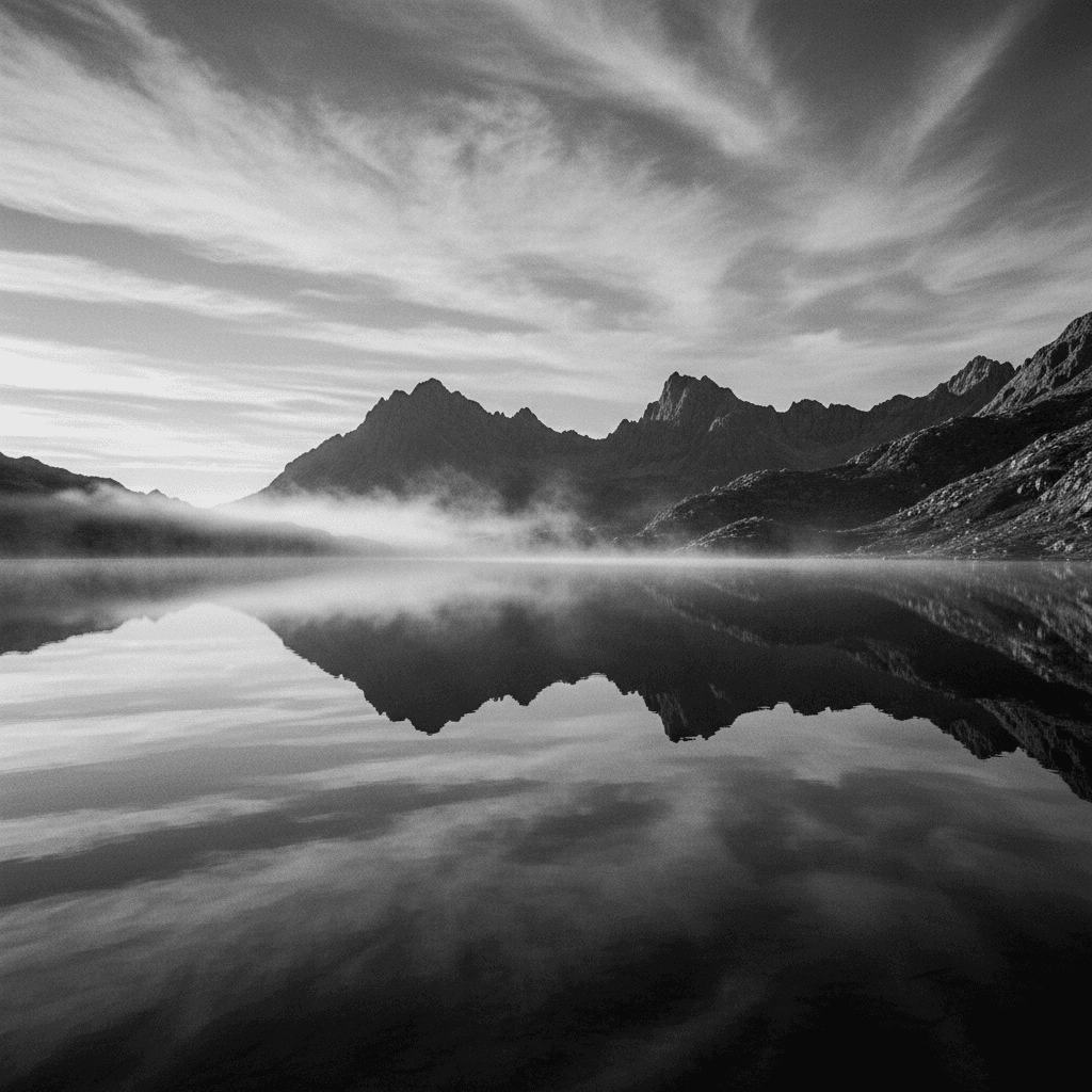 meditação para noite — reflexo na natureza