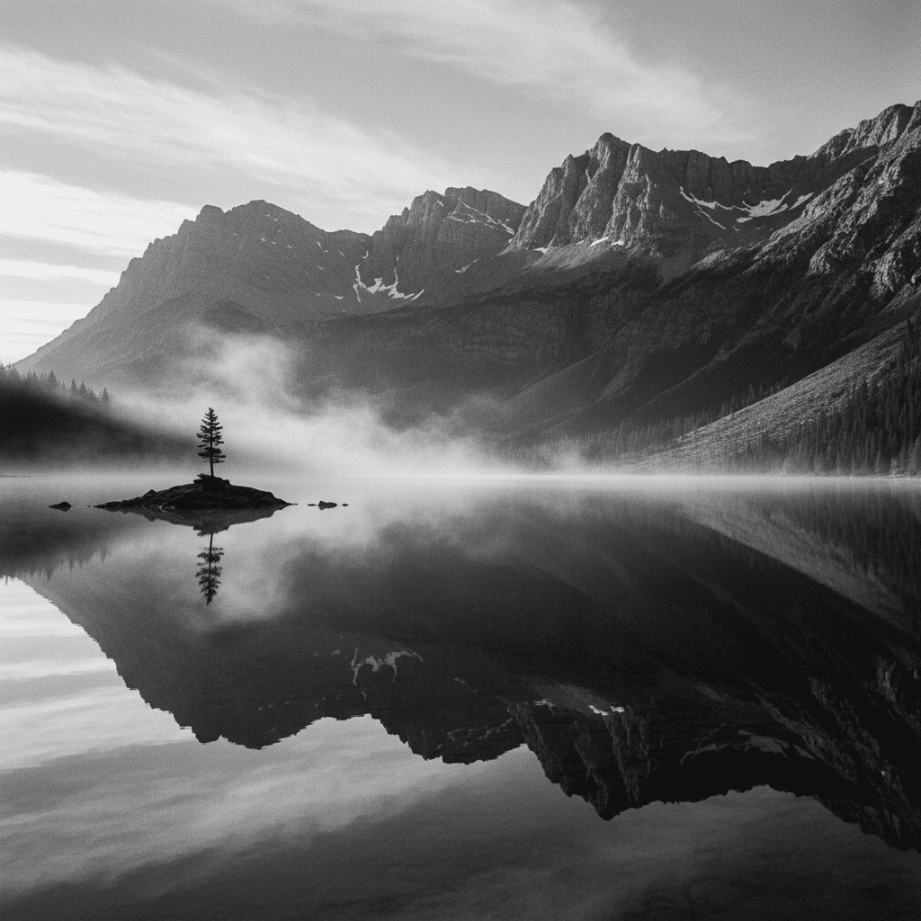 meditação sobre gratidão — reflexo na natureza