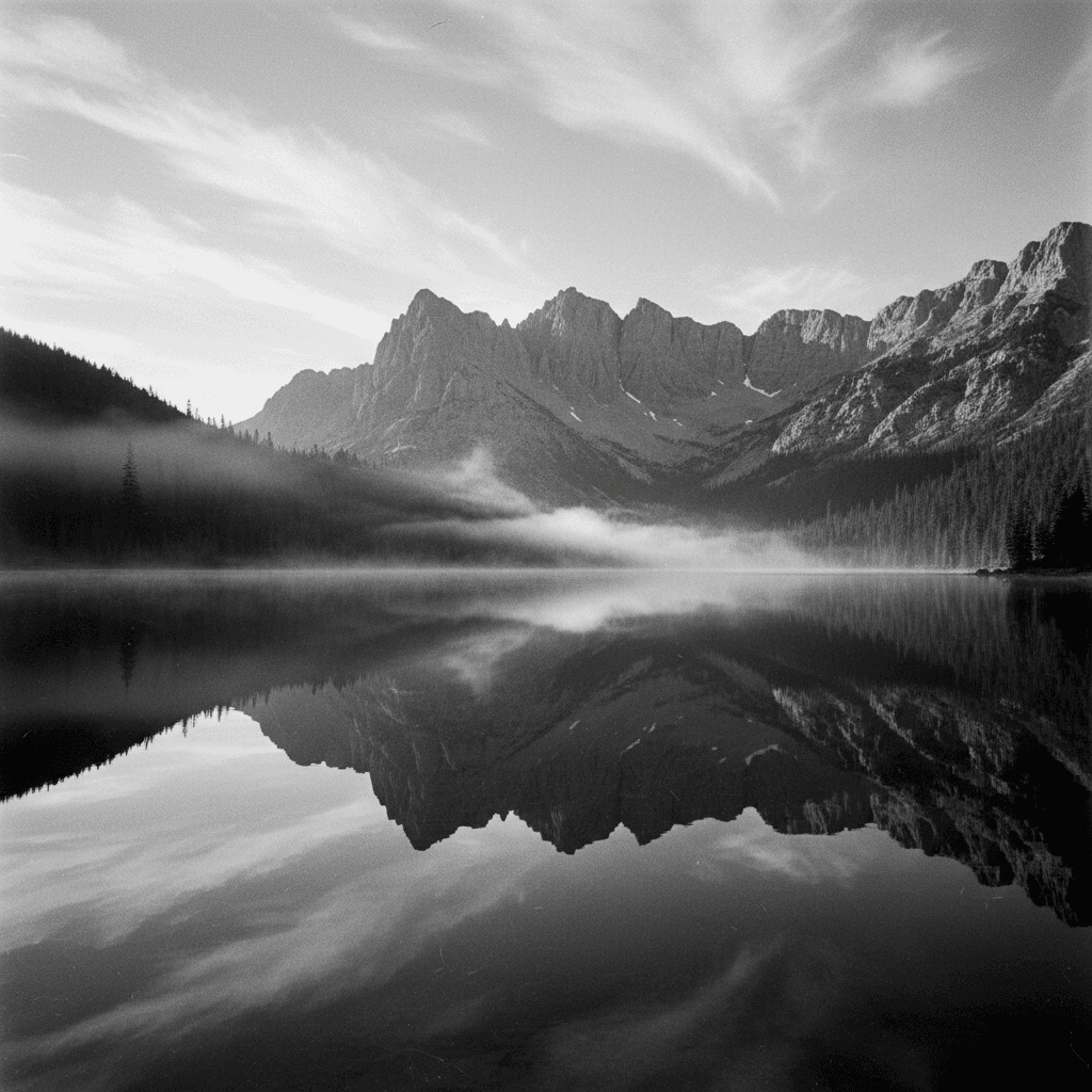 meditação budista — reflexo na natureza