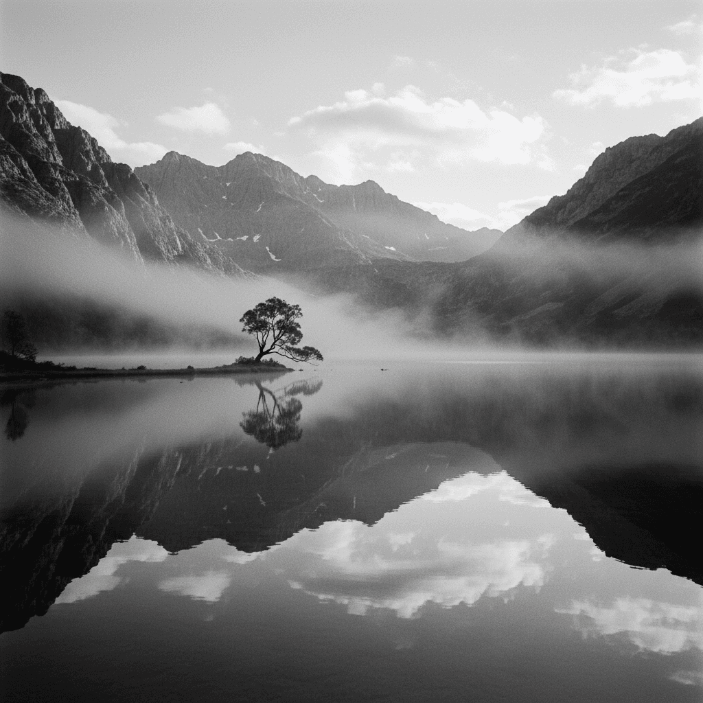 meditação guiada ansiedade — reflexo na natureza