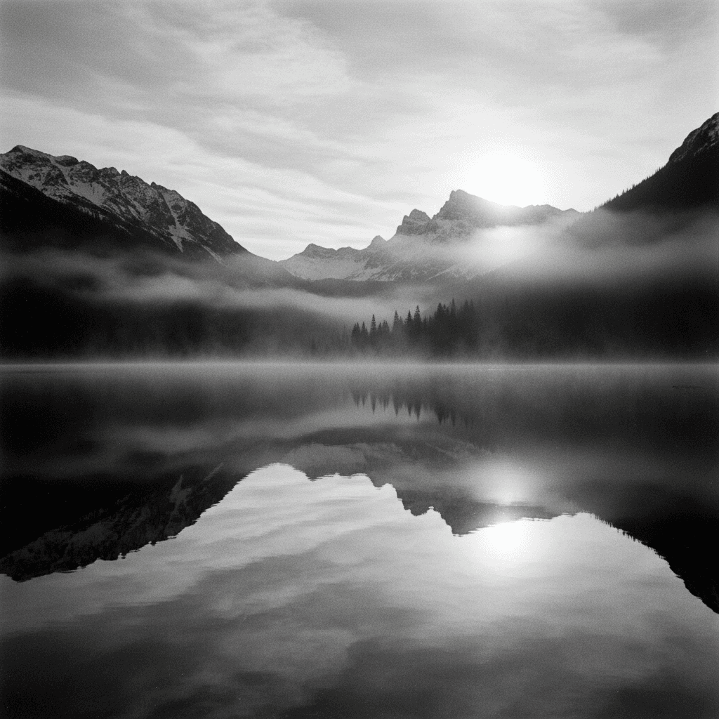 meditação da manhã — reflexo na natureza