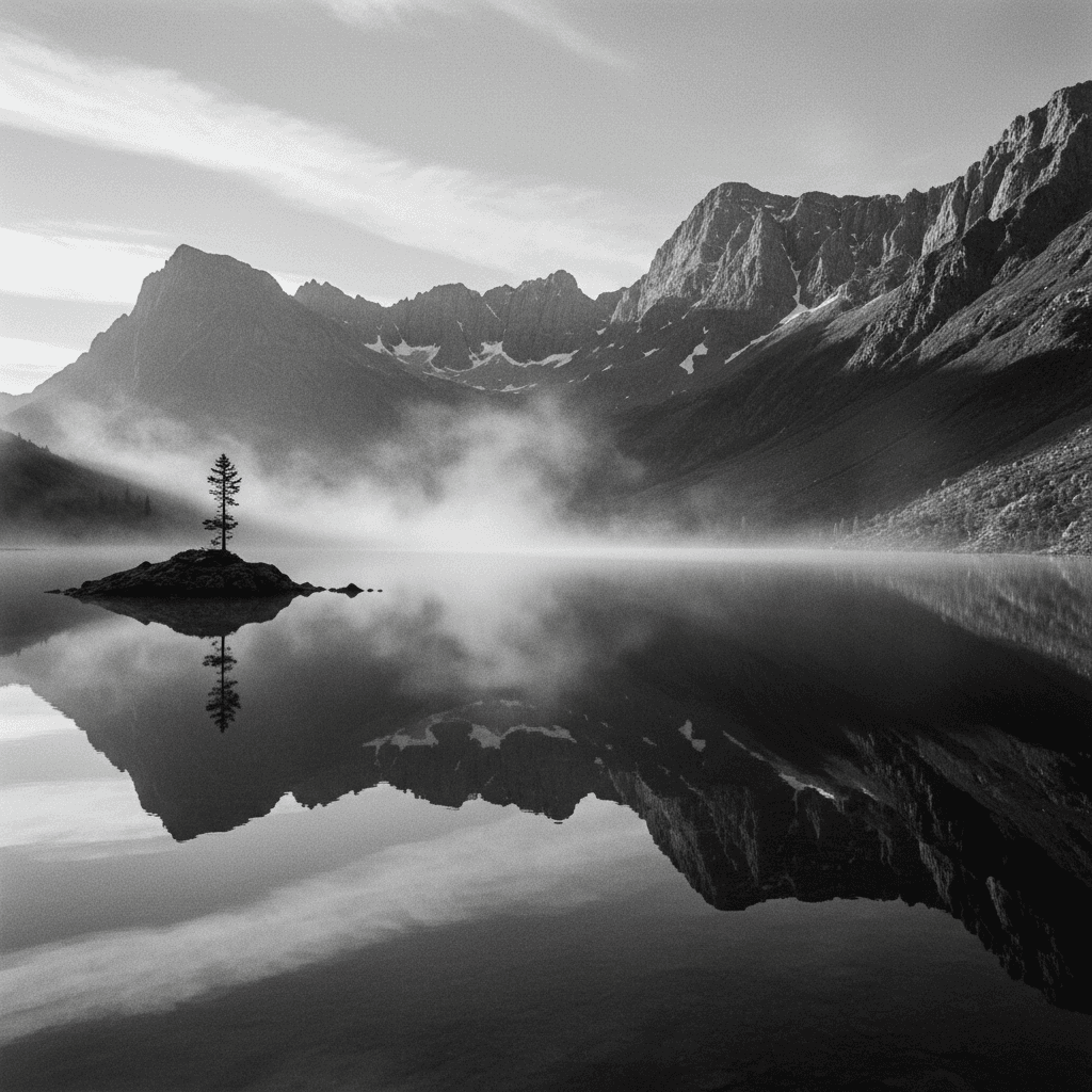 meditação natureza — reflexo na natureza