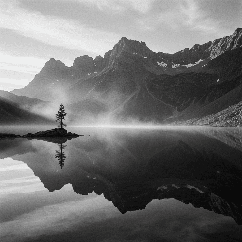 meditation and breathing — reflexo na natureza