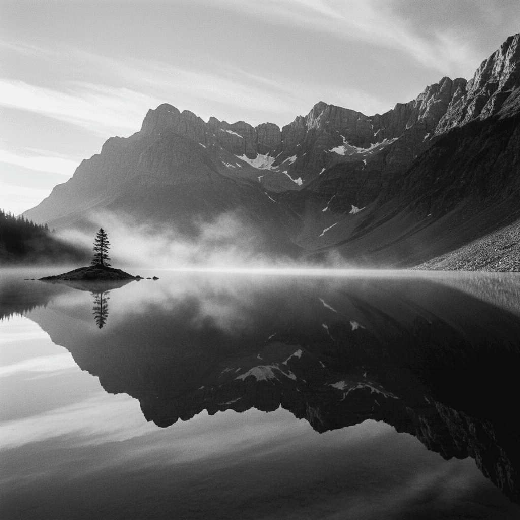 meditation and breathing — reflexo na natureza