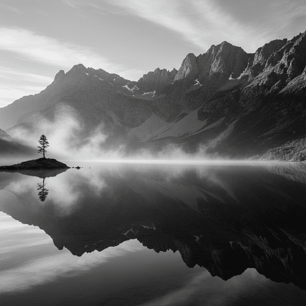 meditation for prosperity — reflexo na natureza