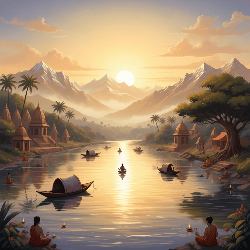 vedanta natureza rio sagrado