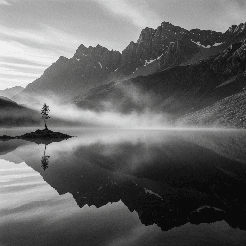 trataka meditation — reflexo na natureza