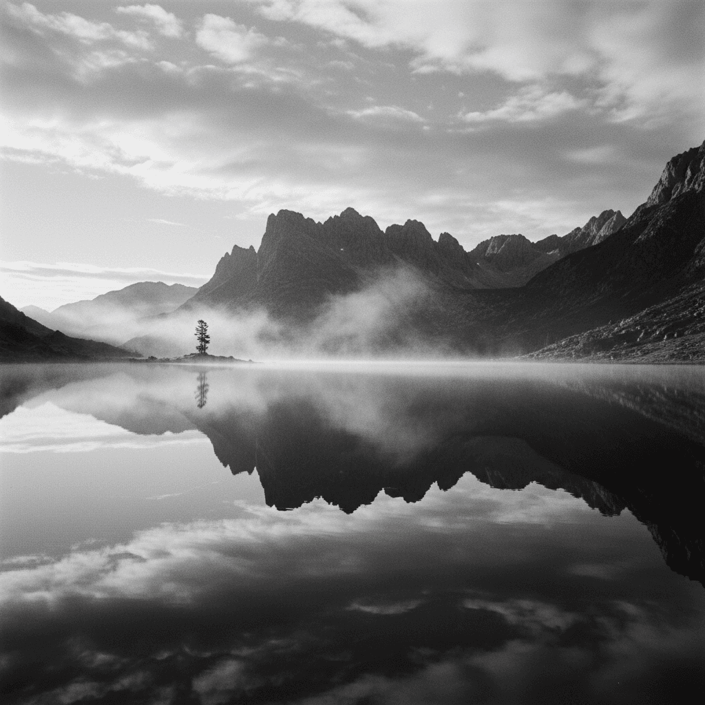 trataka meditation fixed gaze technique — reflexo na natureza