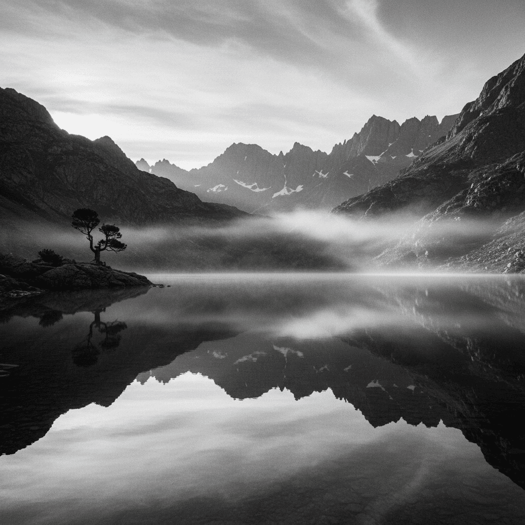 vipassana meditation — reflexo na natureza