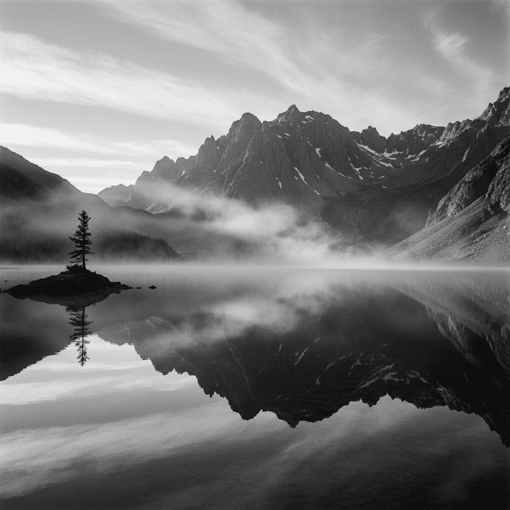 yoga and meditation — reflexo na natureza