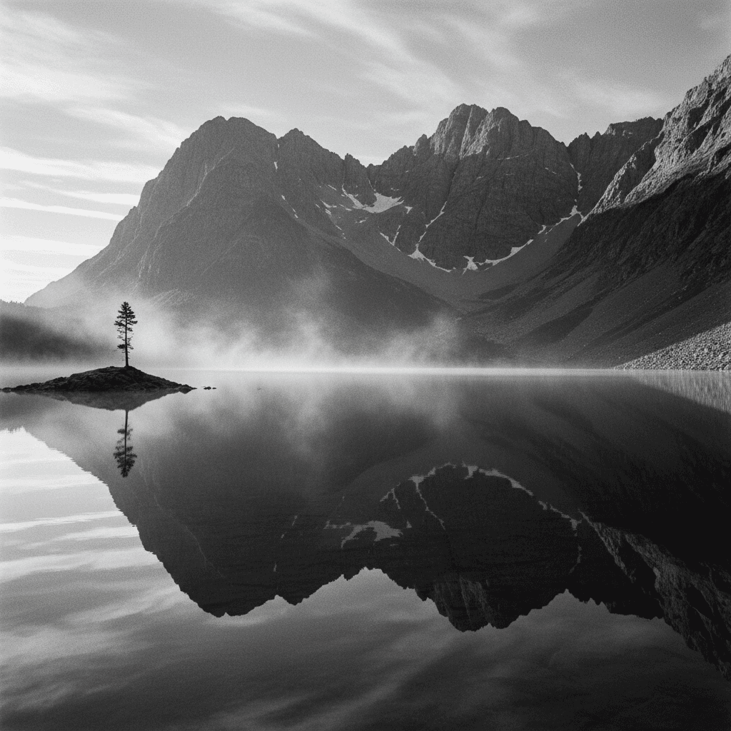 yoga meditation — reflexo na natureza