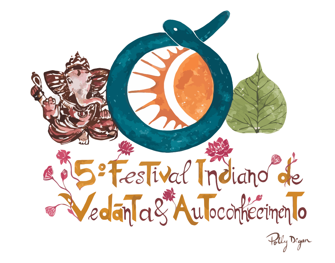 Logo do 5º Festival Indiano de Vedanta & Autoconhecimento